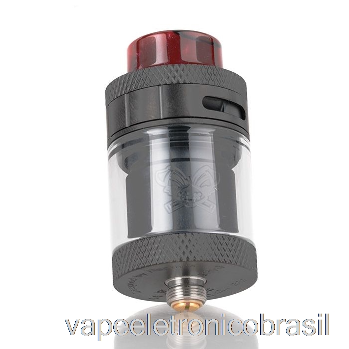 Vape Eletrônico Hellvape X Heathen Dead Rabbit 25mm Rta Fosco Totalmente Preto